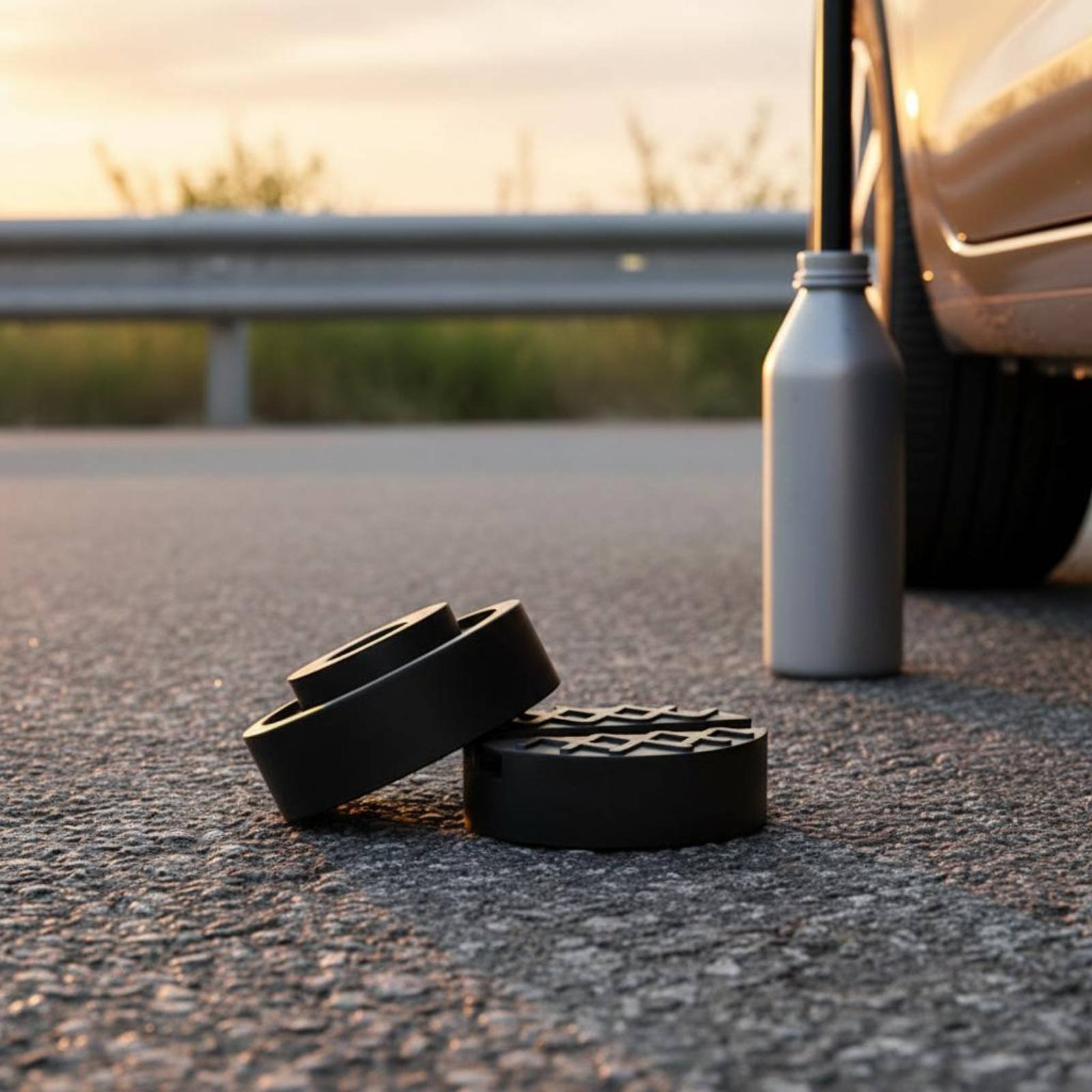 Car Lift - บล็อกรองรับยกของแบบกันลื่น แผ่นยางรองยก รองรับน้ำหนักได้มาก สำหรับงานหนัก ใช้ในโรงรถ ริมถนน