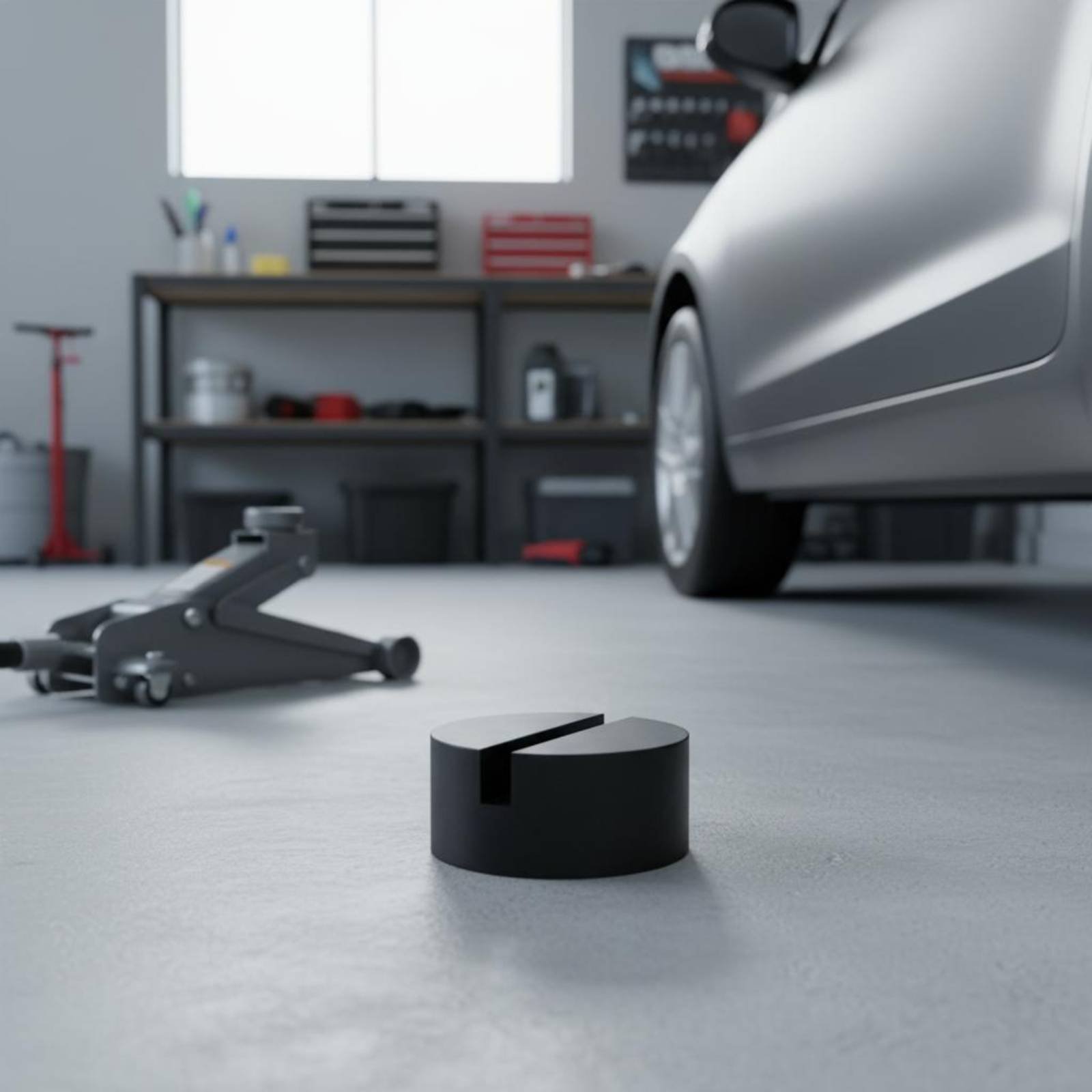 Car Lift - บล็อกยางรองรับแรงกด แผ่นยางยก แผ่นรองยกรถยนต์ แผ่นรองรับแรงกระแทก อุปกรณ์เสริมสำหรับยานยนต์ ป้องกันการลื่น