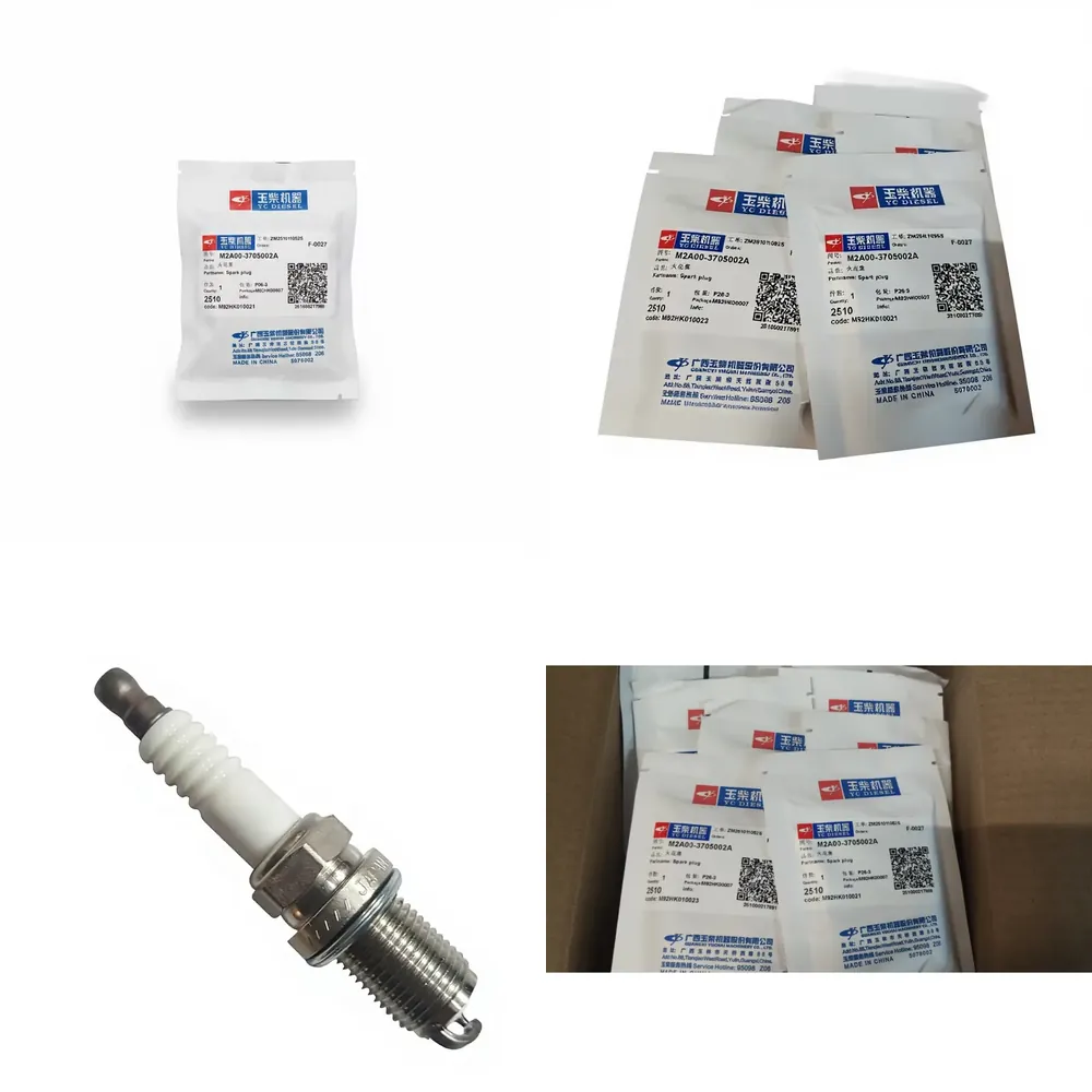 Spark Plug - หัวเทียน M2A00-3705002A สำหรับเครื่องยนต์ Yuchai รถบัส รถโค้ช
