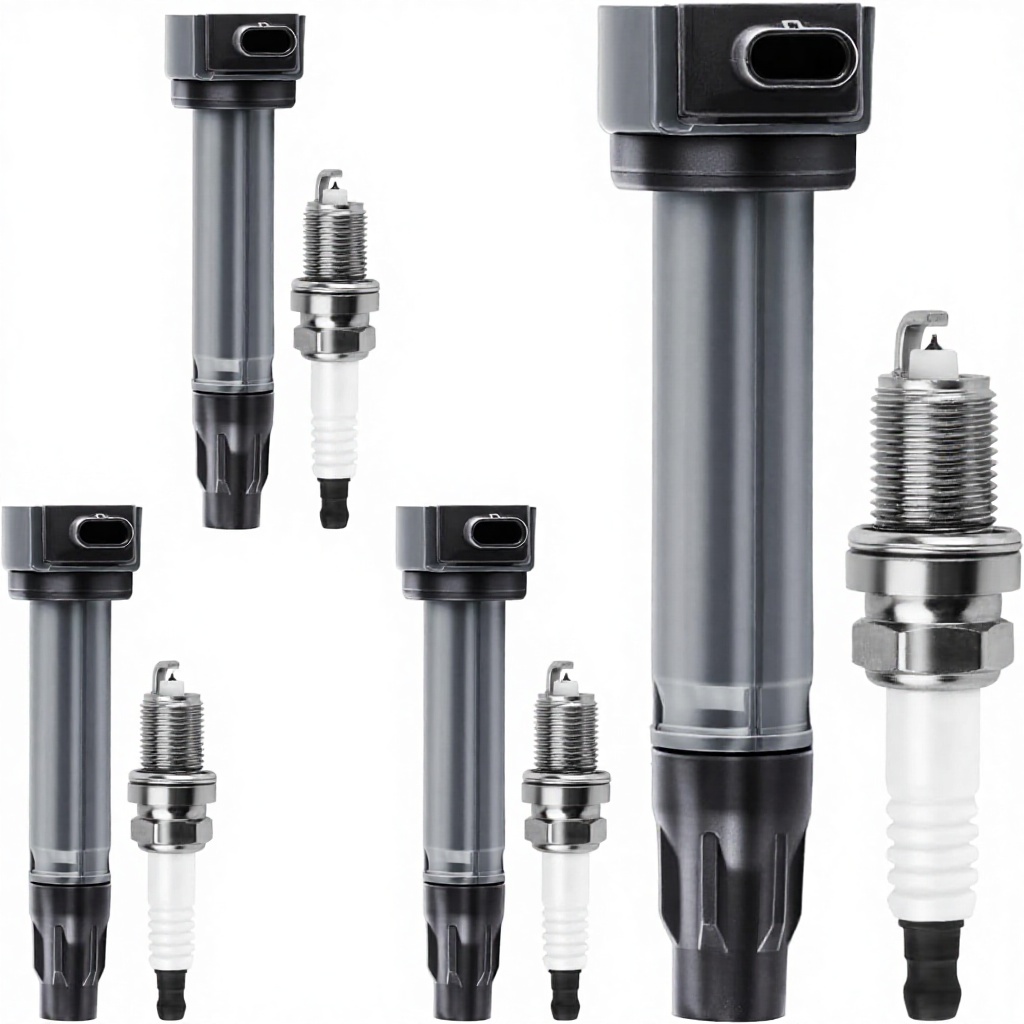 Spark Plug - UF557 ชุดคอยล์จุดระเบิดหัวเทียนอิริเดียมชุด 4 ชิ้นสำหรับจี๊ป แพทริออต/คอมพาส 2007-2017