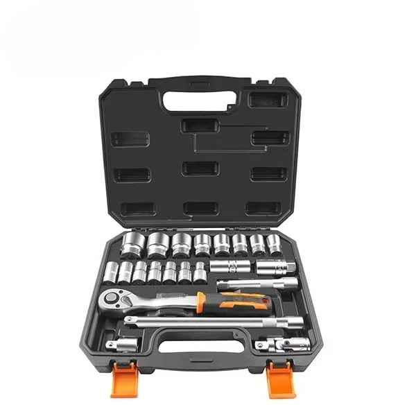 Socket Set - ชุดประแจบล็อกอุตสาหกรรมงานหนัก 155222 จำนวน 22 ชิ้น ขนาด