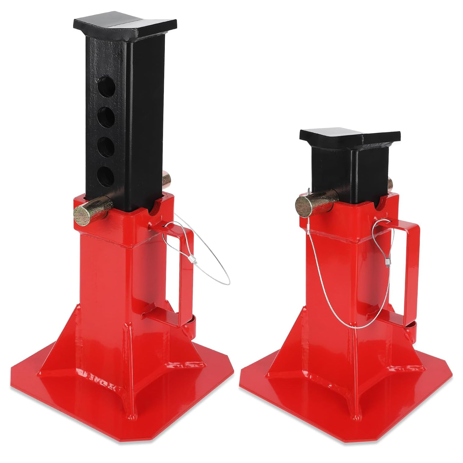 Car Jack - ขาตั้งยกรถเหล็ก รับน้ำหนัก 12 ตัน สีแดง แบบพิน