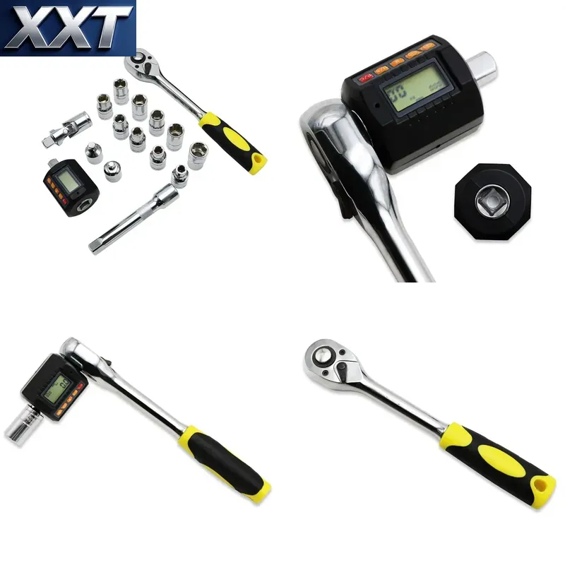 Torque Wrench - ชุดเครื่องมือประแจอเนกประสงค์ XXT SHAHE พร้อมเครื่องวัดแรงบิดดิจิตอล ชุดประแจขับแบบวงล้อ 1/2