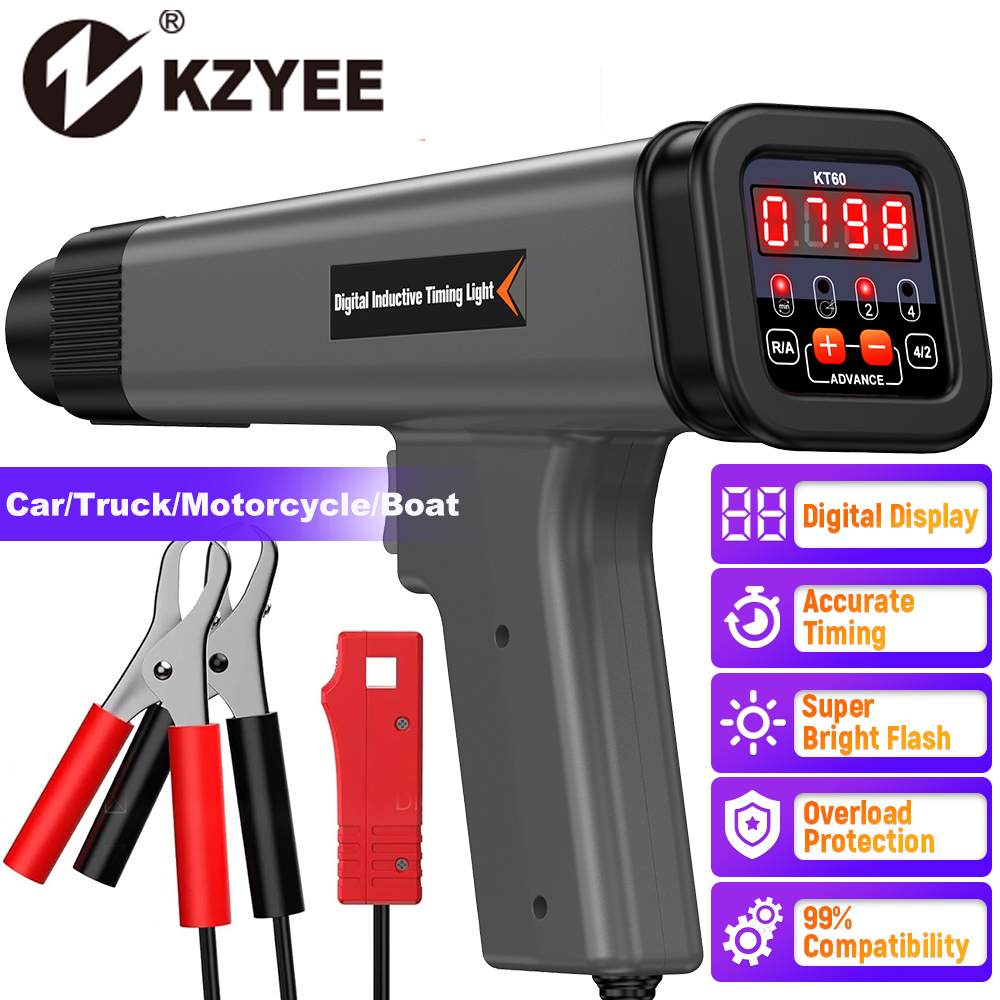 Timing Light Gun - KZYEE KT60 อัตโนมัติดิจิตอล 2 และ 4