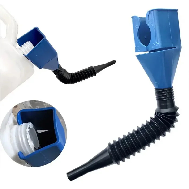 Oil Filter - กรวยน้ำมันพลาสติกแบบหนาพร้อมตัวกรองสำหรับรถยนต์ รถจักรยานยนต์ เครื่องยนต์เบนซิน สำหรับเติมน้ำมัน เปลี่ยนถ่ายน้ำมัน อุปกรณ์เสริมกรวย