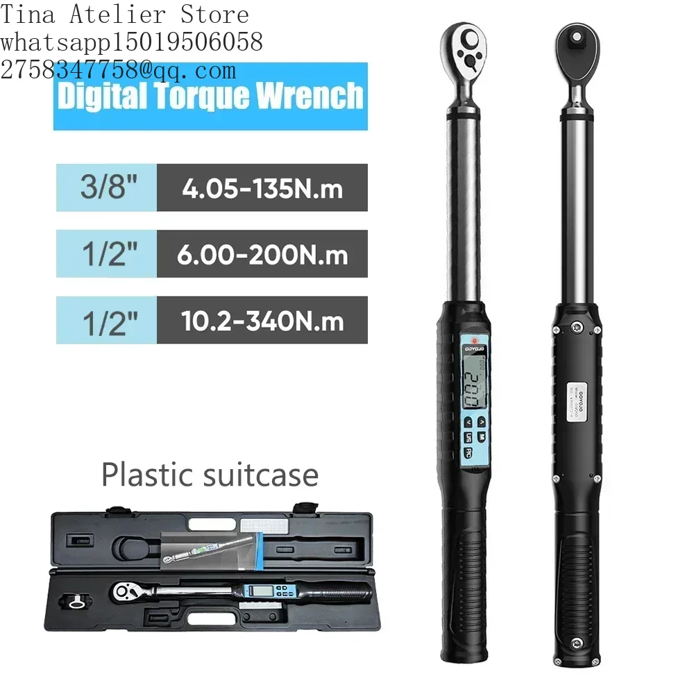 Torque Wrench - GOYOJO ประแจวัดแรงดิจิตอลระดับมืออาชีพ ขนาด 1/2 นิ้ว 3/8