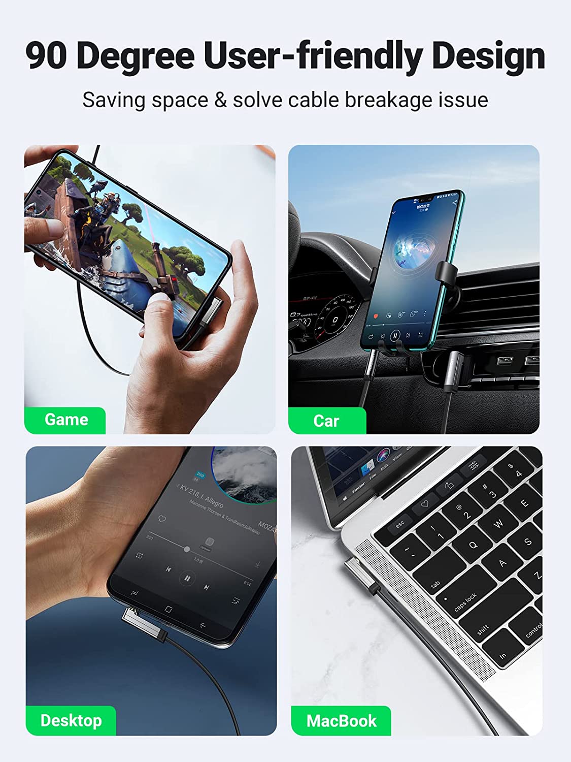 สาย Aux UGREEN สำหรับรถยนต์ สา - Car Jack บทวิจารณ์และราคา