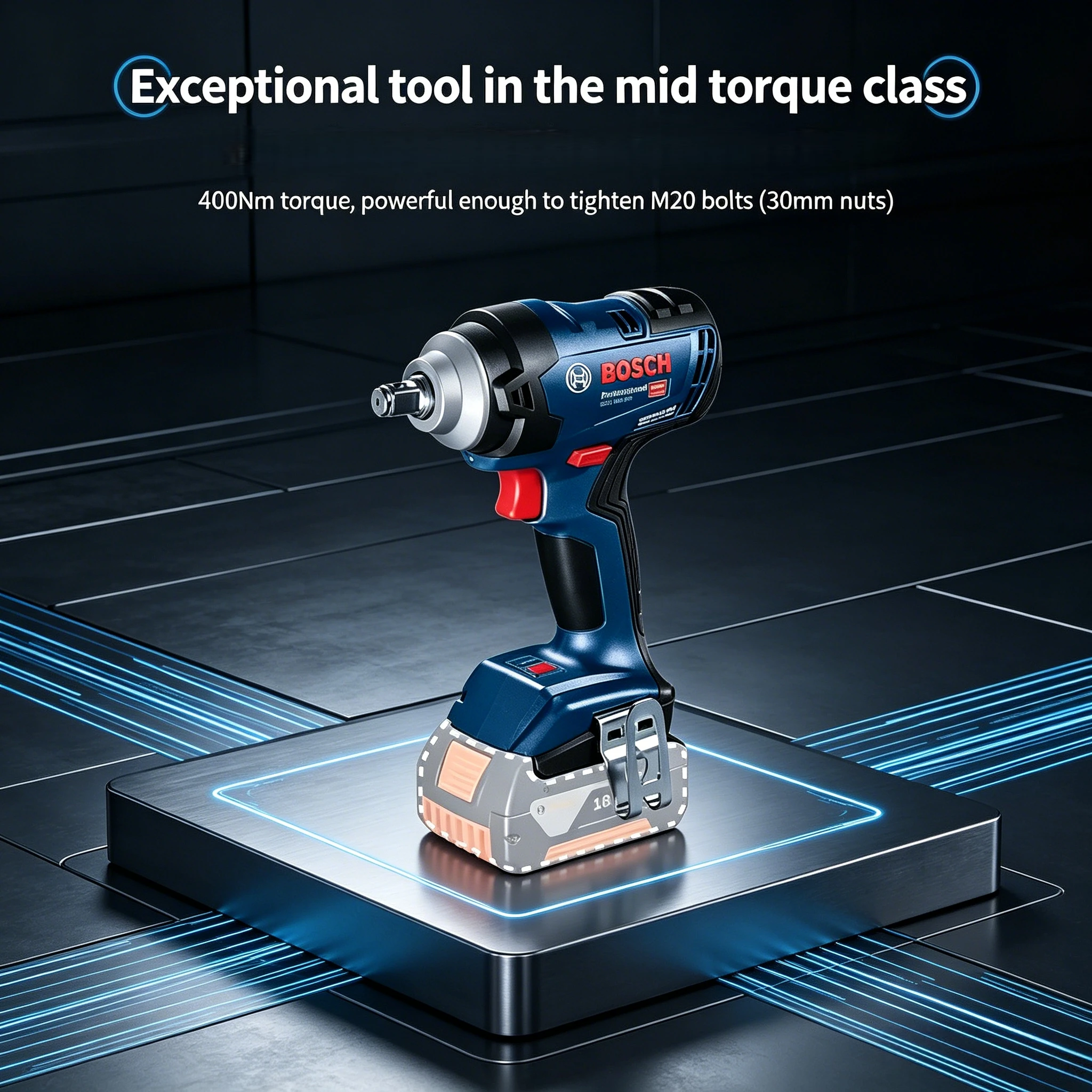 ‌ บ๊อช GDS 18V-400 ประแจกระแทก - Torque Wrench บทวิจารณ์และราคา