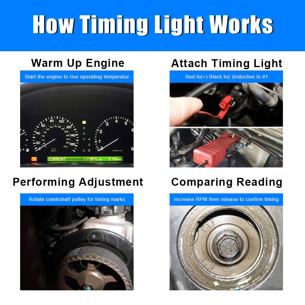 เครื่องทดสอบการจุดระเบิดแบบเหน - Timing Light Gun บทวิจารณ์และราคา