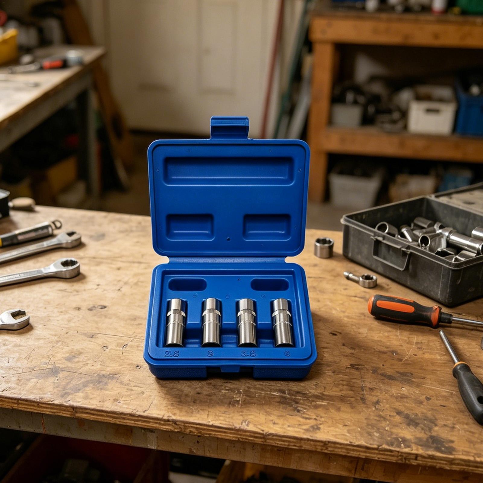 ชุดเครื่องมือถอด 4 ชิ้น ขนาด 1 - Socket Set บทวิจารณ์และราคา