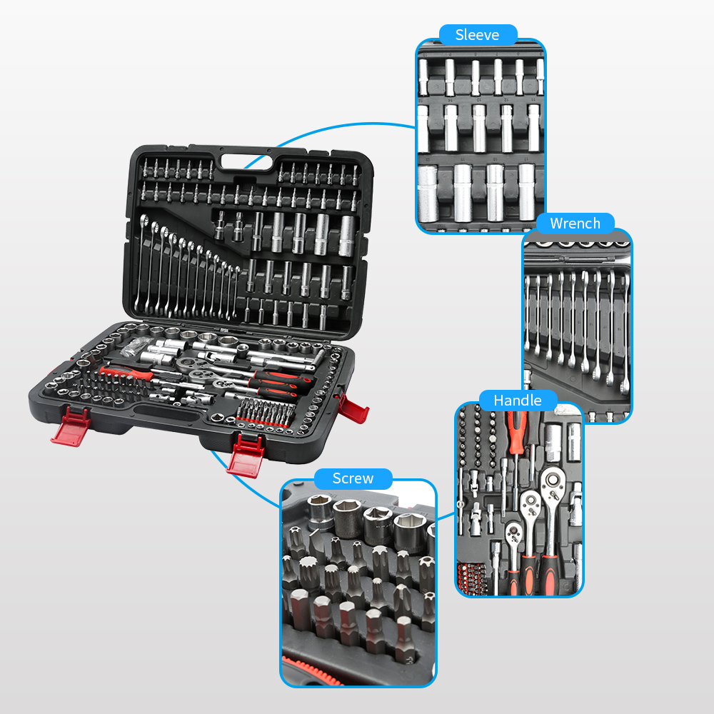 ชุดเครื่องมือช่าง 215 ชิ้น ชุด - Socket Set บทวิจารณ์และราคา